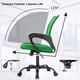 thumbnail image 2 of Silla de Oficina BestOffice Paquete de 2 con Respaldo de Malla y Soporte Lumbar Verde, 2 of 7