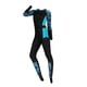 thumbnail image 4 of Traje De Neopreno De Cuerpo Entero Una Pieza Protección Solar Mujer Natación Azul Estampado XXL, 4 of 5