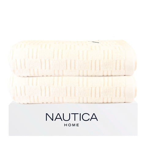Pack 2 Toallas De Baño Savoy Nautica Home 76X137Cm 100% Algodón Ultra Suave
