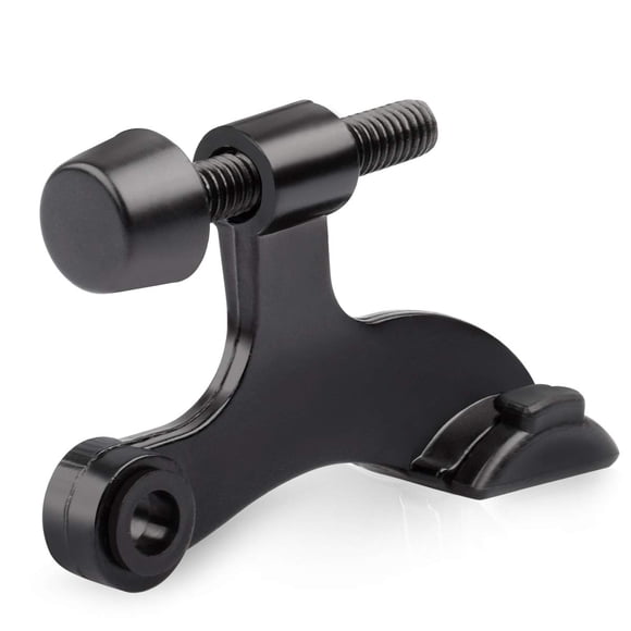 Tapón de puerta HOMOTEK ajustable Deluxe, resistente, negro, cm