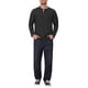 thumbnail image 2 of INSPIRE CHIC Camisetas Henley de Manga Larga para Hombre, Camiseta Básica de Manga Larga, Talla XL, Negro, 2 of 6