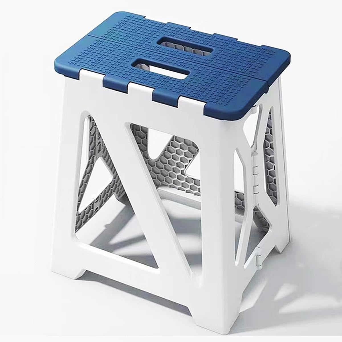 Goyuwen - Silla De Seguridad Plegable Para Bañera Y Ducha Para Personas Mayores, Color Azul