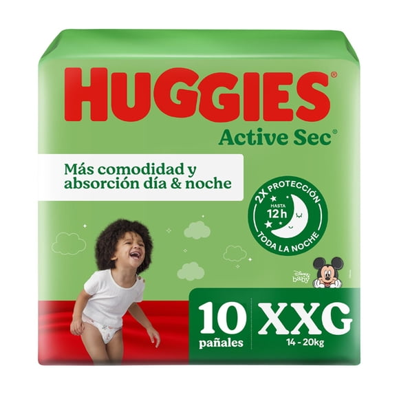 Pañales Huggies Sec XXG, Un