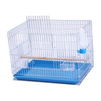 Magideal - Alimentador De Pájaros De Jaula De Pájaros Grande, Jaula De Soporte De Loro De Casa De Mascotas, Con Taza De Comida, Para Loro Conures Pinzones Acceso