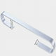 thumbnail image 1 of 1pc Punch Free Black Towel Rack, Space Aluminum, Thickened Widened Bathroom Towel Holder, Single Towel Bar, Simple Shoe Rack, 1 of 5