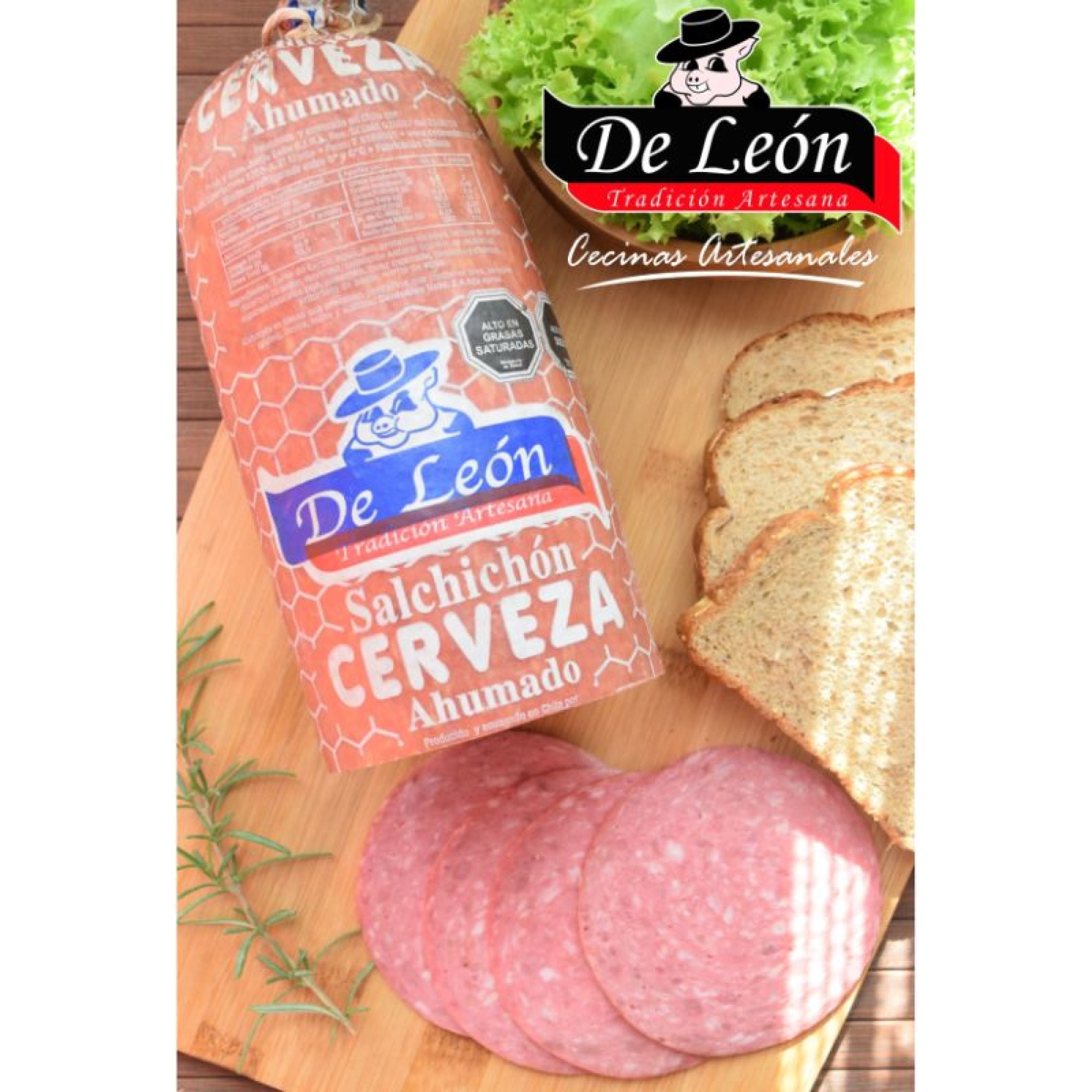 Salchichón Cerveza 250 g Cecinas De León