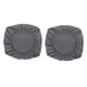 thumbnail image 4 of 2 piezas jacquard poliéster estiramiento boda boda silla asiento cubierta gris_l, 4 of 5