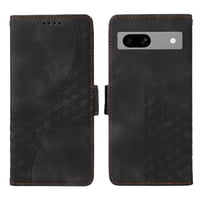 Carcasa Foxdock Google Pixel 7A De Cuero Pu, Diseño Acolchado Clásico, Protección Contra Caídas Y Rayones