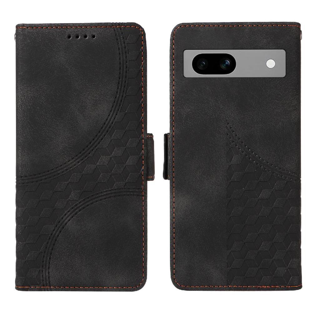 Carcasa Foxdock Google Pixel 7A De Cuero Pu, Diseño Acolchado Clásico, Protección Contra Caídas Y Rayones