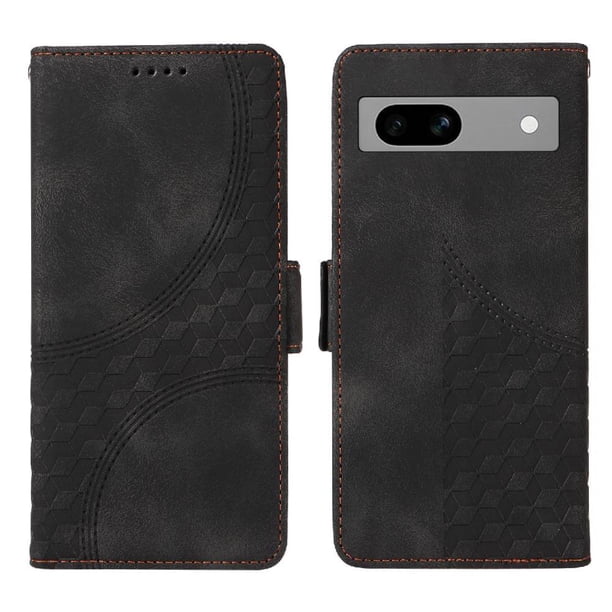 Carcasa FOXDOCK Google Pixel 7A de cuero PU, diseño acolchado clásico, protección contra caídas y rayones