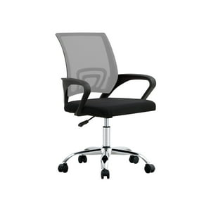 Arthome - Silla De Oficina Ejecutiva Nueva York Ergonomica Respaldo Malla Gris Bm-520Mg