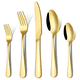 thumbnail image 1 of Juego cubiertos dorados acero inoxidable 45 pcs 9 #2, 1 of 3