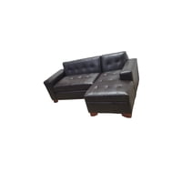 Diseños Valestrini - Sofa Seccional Ecocuero Chocolate Divan Derecho