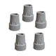 thumbnail image 4 of 5 puntas de muleta universales, gruesas, antideslizantes, reforzadas, anchas, resistentes. gris, 4 of 5