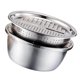 thumbnail image 4 of Colador De Acero Inoxidable Para Cocina, Colador, Rallador, Ensalada, Cuenco, Colador, 28 Cm, 4 of 5
