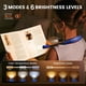 thumbnail image 2 of Luz de cuello Glocusent de 3 colores y 6 niveles de brillo USB-C azul, 2 of 3