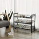 thumbnail image 2 of Zapatero Negro Metalico Organizador Skive, 2 of 7