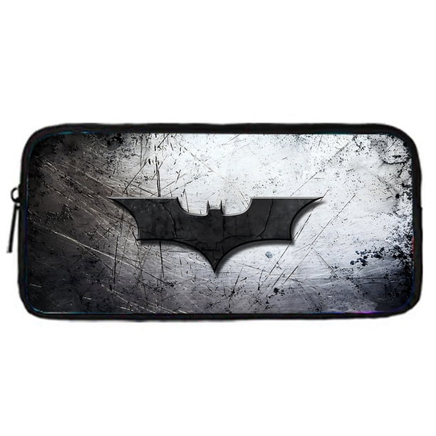 Super B-BatmanS-Logo 3 pcs set Child School Backpack with Lunch Bags ,Pencil Bags ,School Bags for Boys Girls Best Gift