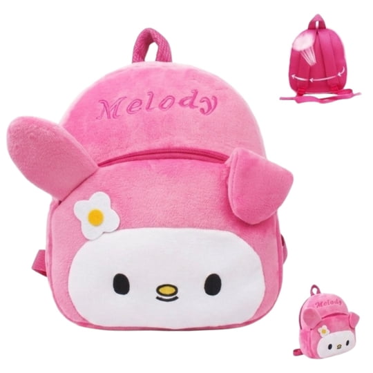 Mochila Infantil De Peluche De Melody Rosa
