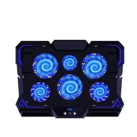 Ventilador Notebook Gamer Reptilex De 6 Aspas Pro Rx0025 Con Luz