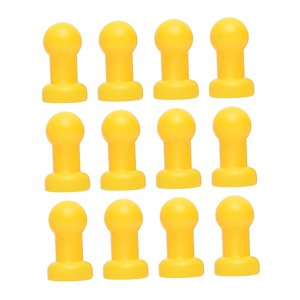 Ioensy - 12 Tapas De Acero Para Postes De Trampolín, Ligeras, De Repuesto, De 25 Mm De Diámetro.