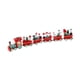 thumbnail image 2 of Pequeño Regalo De Tren Adorno De Tren Navideño De Madera Para Escritorio Fiesta De Navidad 31x3x5,5cm, 2 of 5