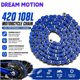 thumbnail image 2 of Cadena de moto DREAM MOTION 108 eslabones azul 420, 2 of 9