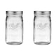 thumbnail image 1 of Frascos de cristal con forma de bola, boca ancha, 950 ml, 2 unidades, 1 of 9