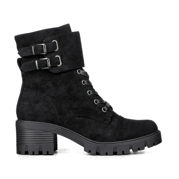 Botin Casual Mujer Tacon Grueso Vintage Weide HX505