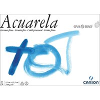 Block Acuarela Canson Guarro 240Gr Grano Grueso 20Hjs 23X32