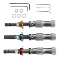 Ioensy - 3X 7 Mm 7,5 Mm 7,8 Mm Niños Gran Regalo 7 Pines Ajustable Tubular Lockpicking