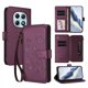 thumbnail image 1 of Funda Cartera Mariposa para [Xiaomi Redmi Note 15 4G/5G] con Soporte y Cremallera Violeta, 1 of 6