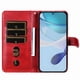 thumbnail image 5 of Funda tipo cartera para Motorola Moto G86 con bolsillo con cremallera y ranuras para tarjetas – Función de soporte Rojo, 5 of 5