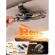 thumbnail image 2 of JOYROOM Magnetic Leather Sunglass Holder for Car Visor Black, 2 of 3