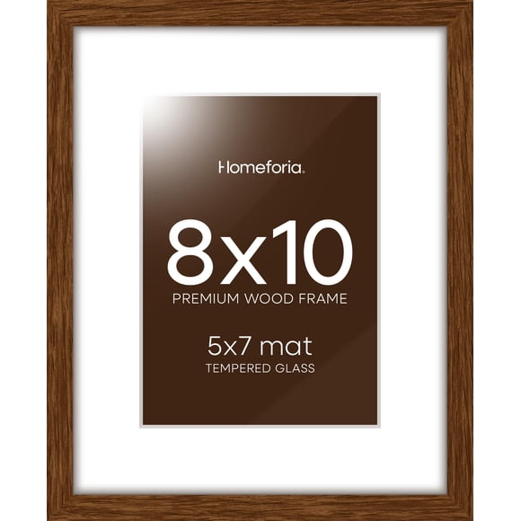 Marco de fotos Homeforia Brown High End Dark Oak 8x10