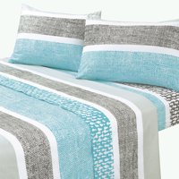 Mallorca - Juego De Sábanas T144 2 Plazas Telar Turquesa