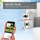 thumbnail image 2 of Cámara de Seguridad ANBERX A8BQ Wireless con Blanco, 2 of 3