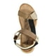 thumbnail image 4 of Sandalias Bajas de Mujer Ajustables TGH03 Café, 4 of 5