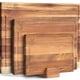 thumbnail image 1 of Juego De Tablas De Cortar De Madera Maciza De Acacia Con Soporte, 1 of 6