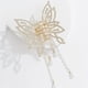 thumbnail image 4 of Elegant Faux Pearl Tassel Butterfly Hair Claw Clip with Strong Hold Grip for Thick Hair - Non-Slip Hair Jaw Clip for Women, 4 of 5