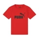thumbnail image 4 of Camiseta con el logotipo número 1 de Puma para niños, roja, algodón/poliéster, 3T, 4 of 5