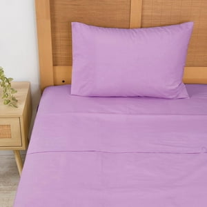 Mashini - Sábana 144 H Colores Lisos 1.5 P Malva