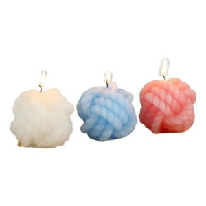 Genérico - Set 4 Velas Aromaticas Decorativa Forma Bola Hilo Lau