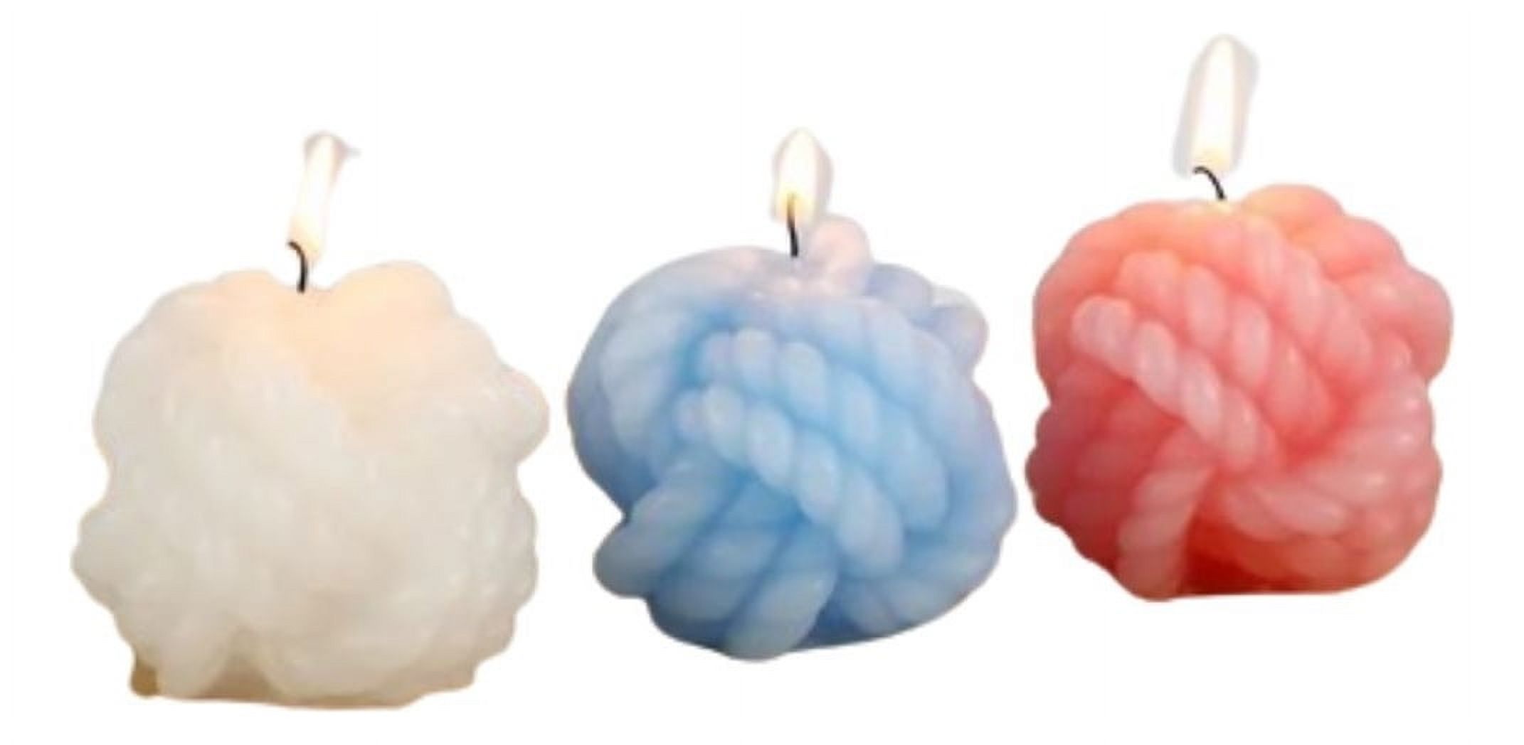 Genérico - Set 4 Velas Aromaticas Decorativa Forma Bola Hilo Lau