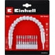 thumbnail image 1 of Set 10 Puntas Combinadas + Eje Flexible 133115 Einhell rojo 21x17x2, 1 of 2