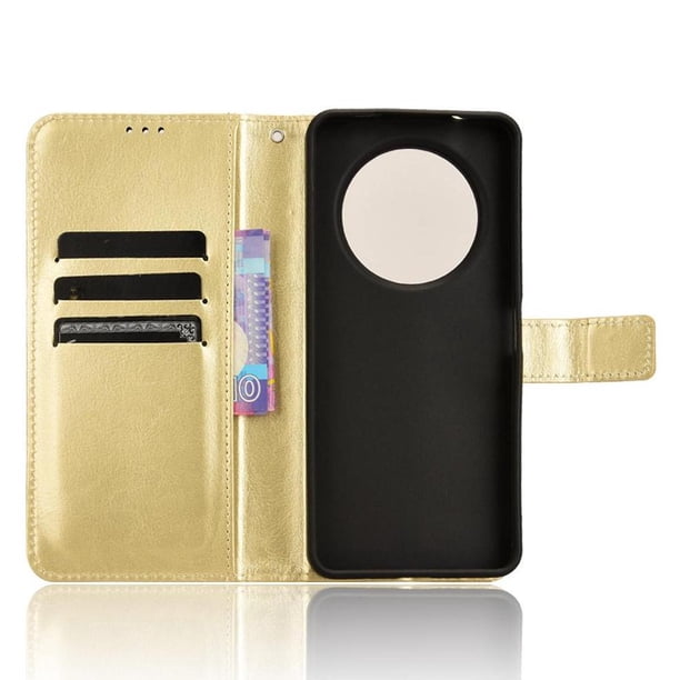Funda tipo libro para Xiaomi Redmi A3, cartera todo‑en‑uno, funda multifuncional con tarjetero y correa de muñeca desmontable