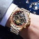 thumbnail image 3 of Explojoy Reloj de Negocios para Hombre Movimiento de Cuarzo Calendario de Tres Esferas Pantalla Luminosa Reloj de Pulsera Impermeable de 30 M, 3 of 10