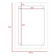 thumbnail image 5 of Espejo de Baño Rectangular 50x70 cm con Marco de Madera Roble y Blanco, 5 of 5