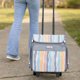 thumbnail image 4 of Bolso Tote Everything Mary 36 cm Rayas Grises con Ruedas, 4 of 9