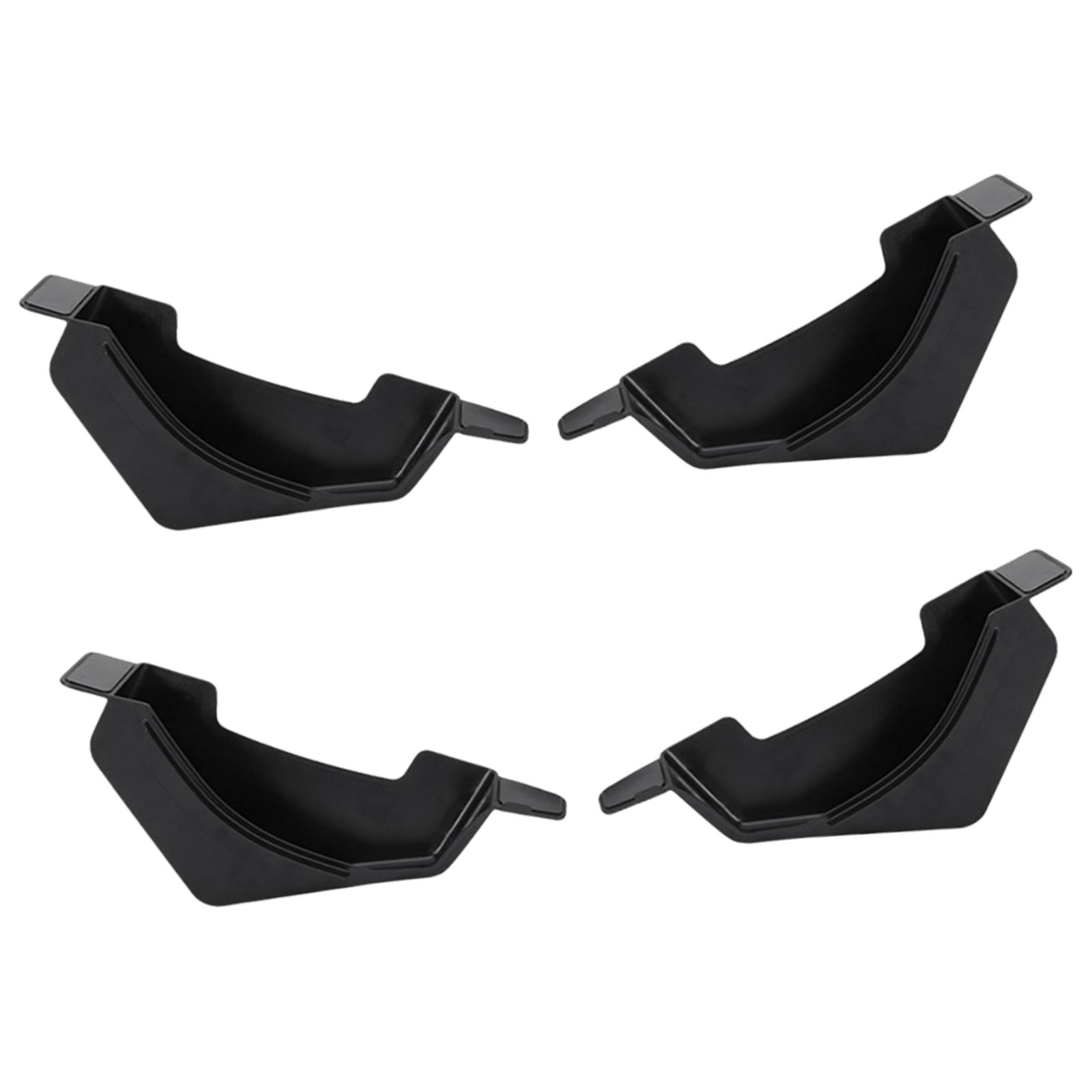 Ioensy - 4 Cajas De Almacenamiento Para Manijas De Puerta, Organizador Trasero Delantero Para Tesla Model 3